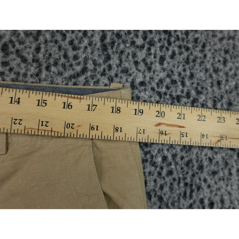 Banana Republic Pants Mens 36x32 Tan Relaxed Fit Linen Cotton Chino